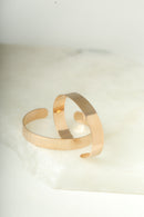 Bracelete duplo com textura e liso