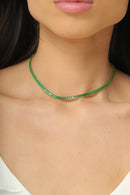 Colar riviera com pedras cravejadas