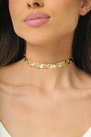 Chocker aro texturizada