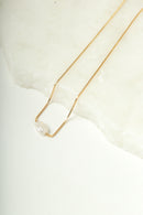 Colar pérola make oval