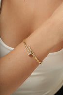 Bracelete prego cravejado