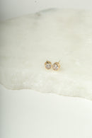 Brinco ponto de luz redondo