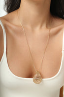 Colar gota grid veneziana